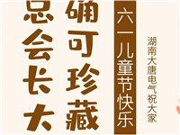 湖南大唐電氣祝大家六一快樂! 湖南大唐電氣祝大家六一快樂!